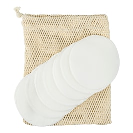 Reusable Cutton Pads - Wiederverwendbare Wattepads - 7-Tage Bio-Baumwolle Set